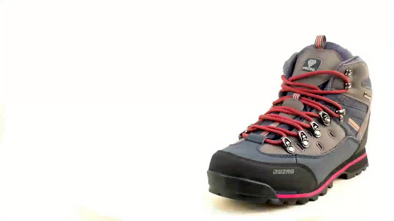 DWZRG Men's High-Ankle Hiking Boots All-Terrain Non-Slip Traction