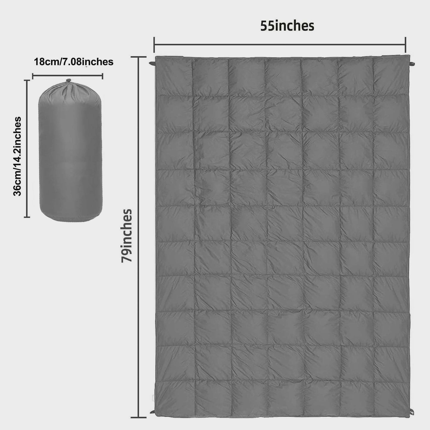 Puffy Camping Blanket All Season Lightweight Warm Outdoor Gear