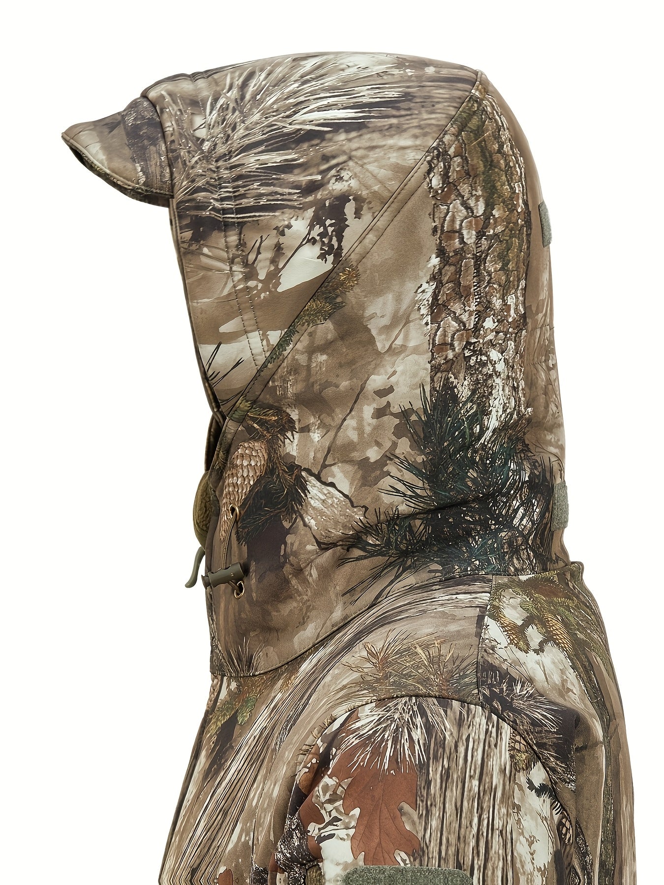 VIEW Silent Camouflage Hunting Outfit for Men, Fleece-Lined Hunting Jacket and Pants, Cold Weather, Ideal Gift for Husbands Sons Fathers