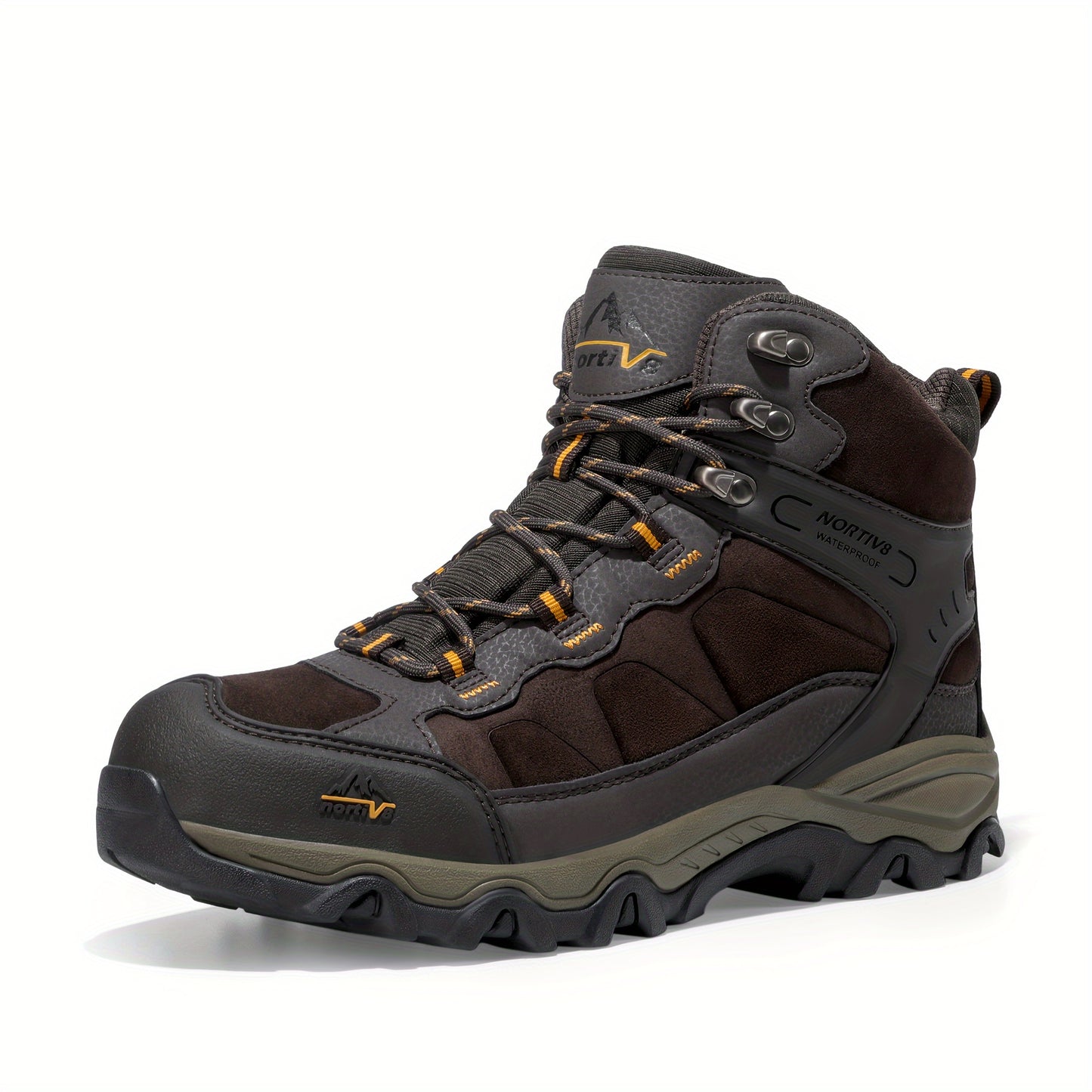 Men'S Hiking Boots Outdoor Mid Trekking Backpacking Mountaineering Shoes