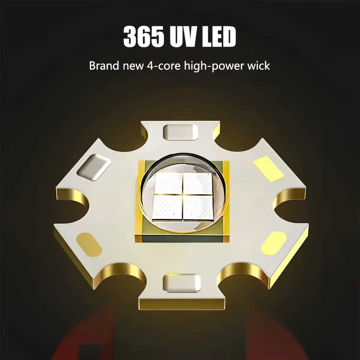 Skywolfeye 20W UV Blacklight Flashlight 365nm USB Rechargeable