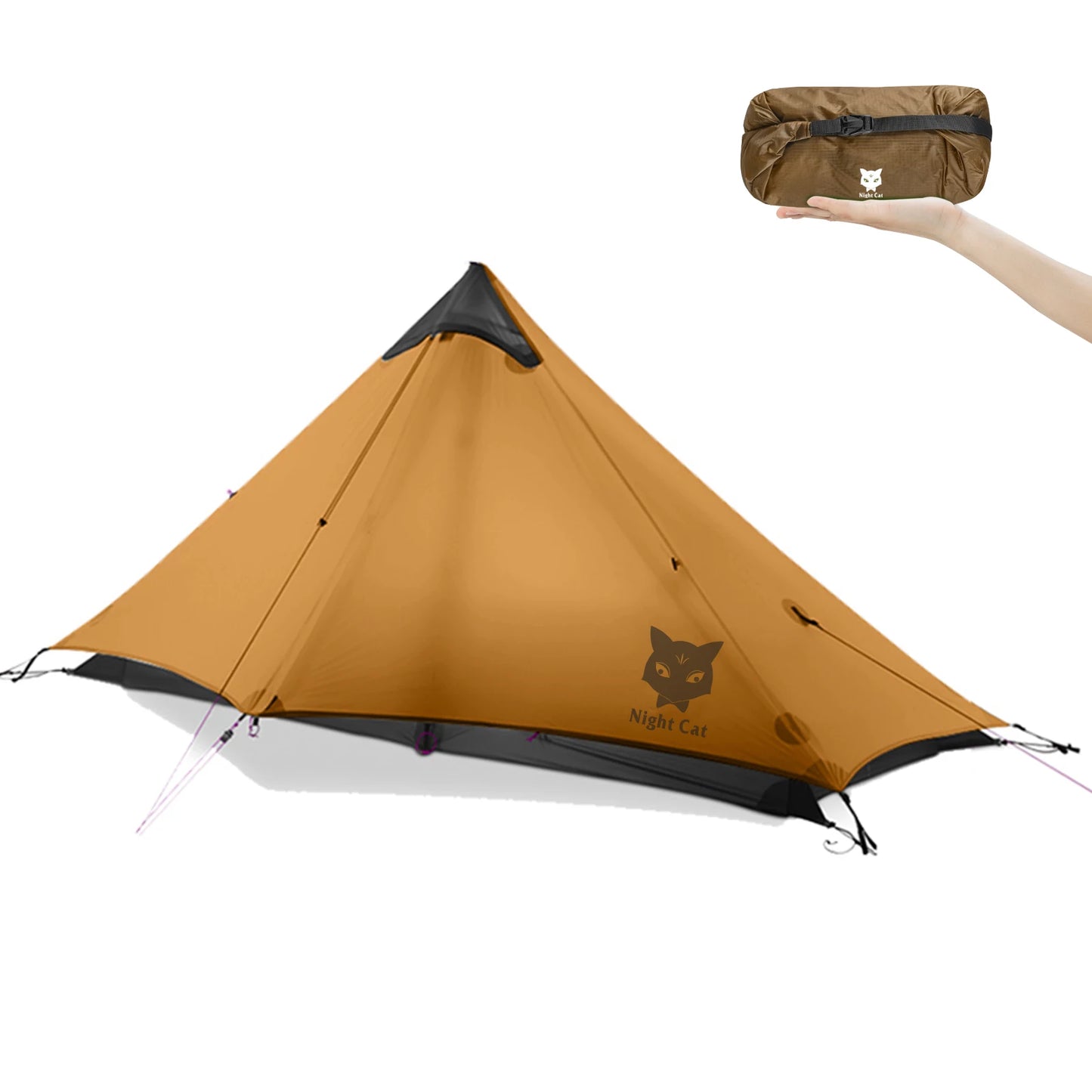 Night Cat Ultralight Camping Tent For Backpacking And Hiking