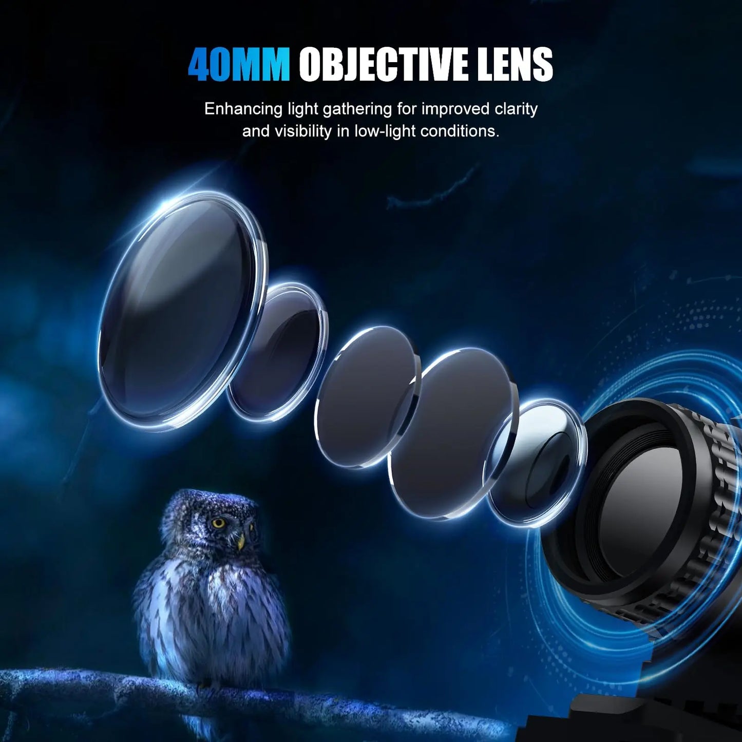 Kaalee Digital Night Vision Scope 2560x1920 HighResolution LongRange FieldGradePro