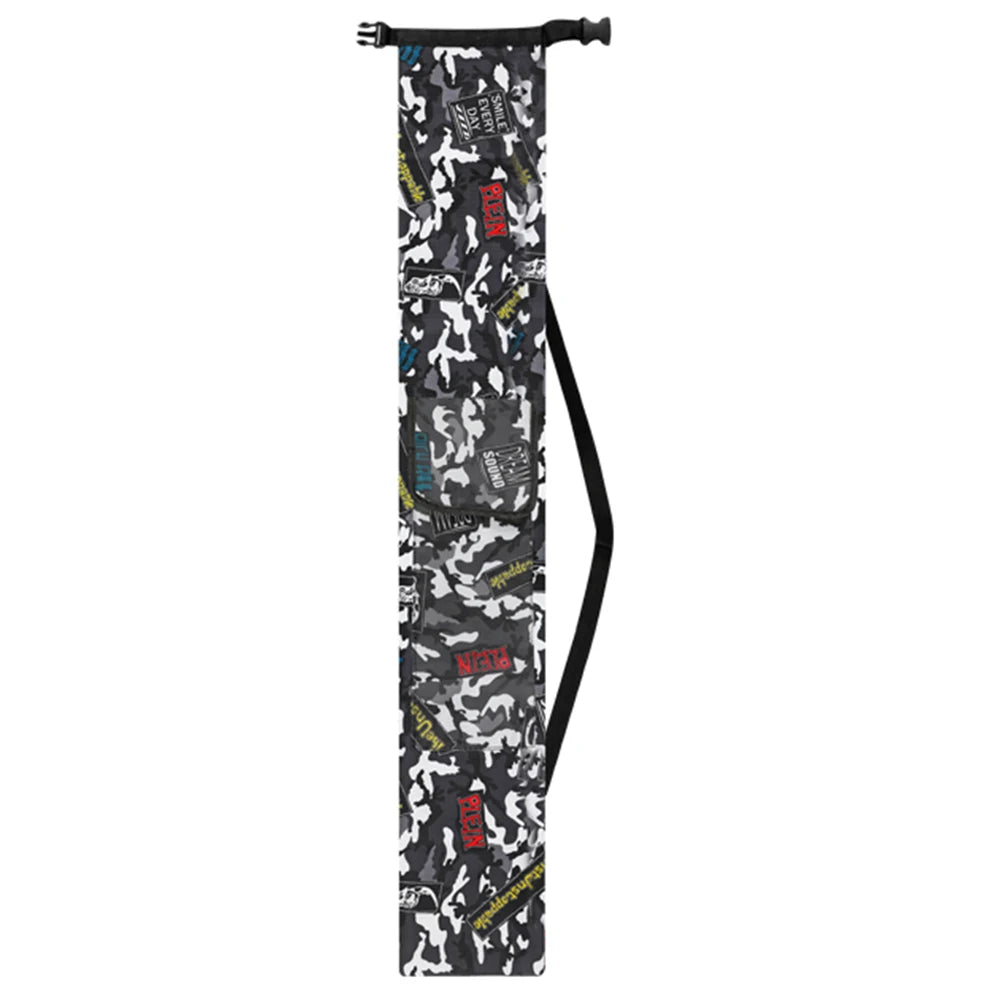 Multi-function Fishing Rod Cover Portable Foldable Thicken Canvas Fishing Rod Holder Oxford Cloth Drawstring Pocket Fishing Gear