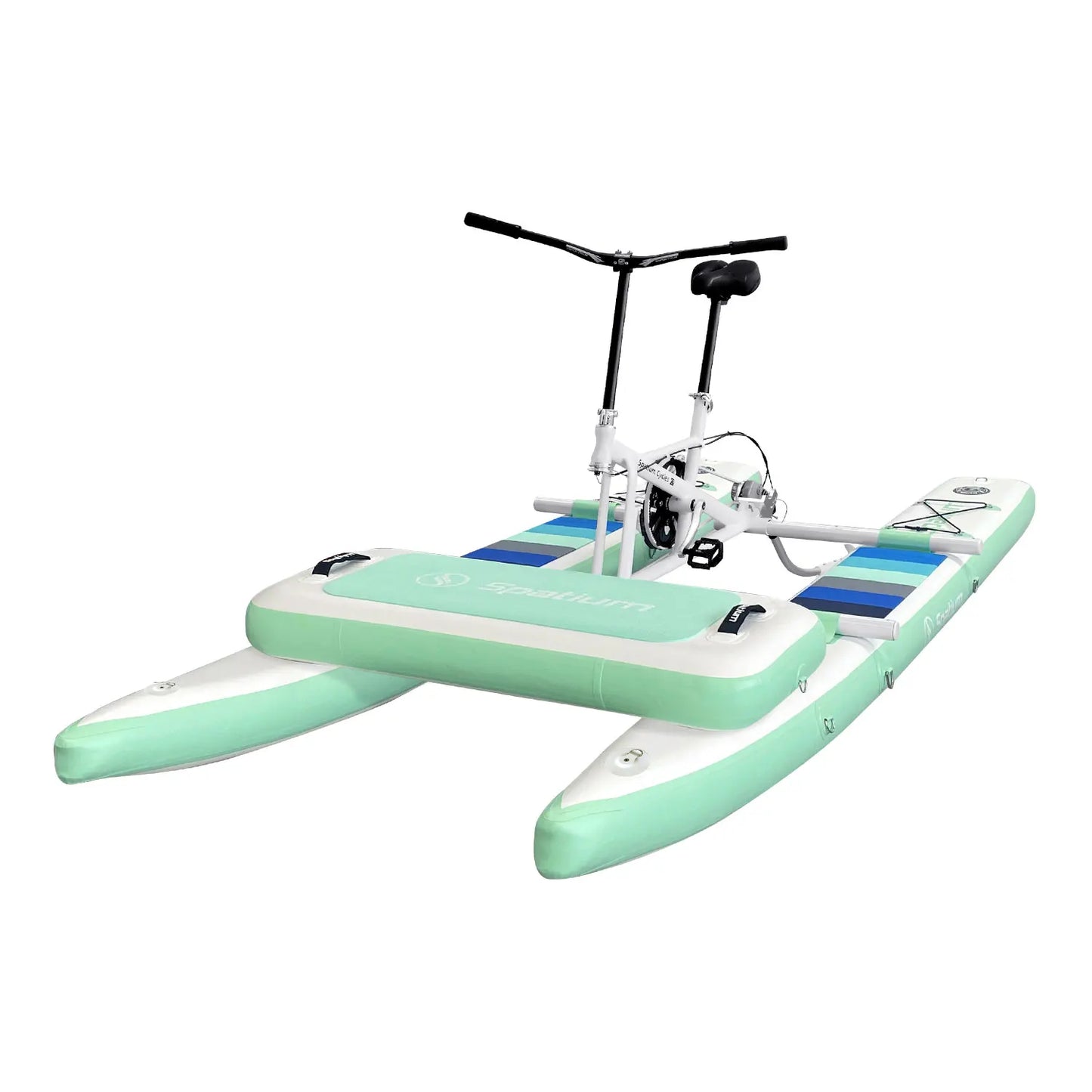 Spatium Water Bike 2.0 Inflatable Pedal Boat For Lake Fishing