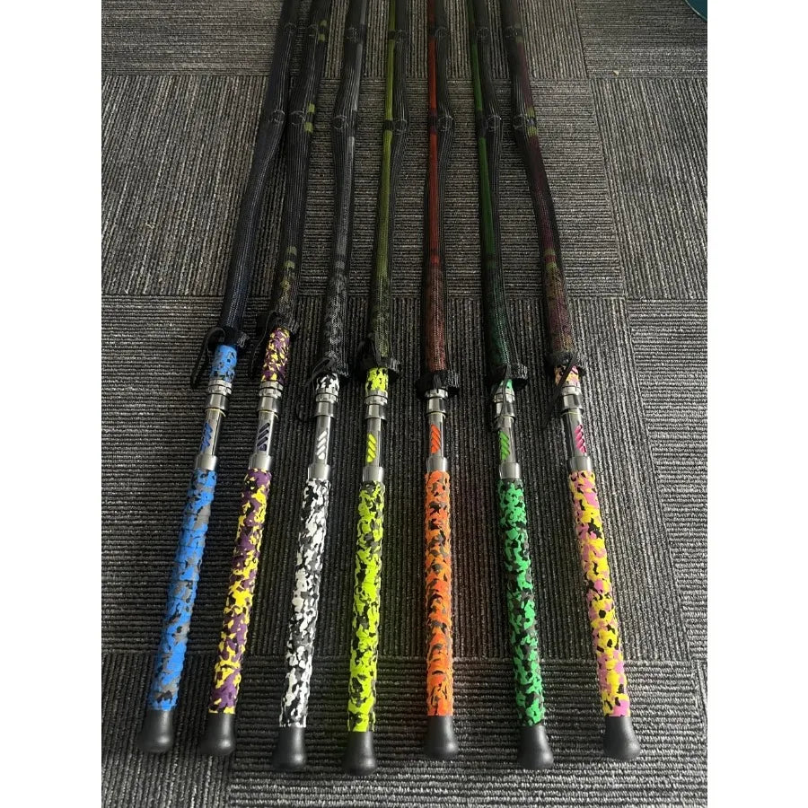 Catfish Fishing Rod Glow In The Dark Black Light Nighttime