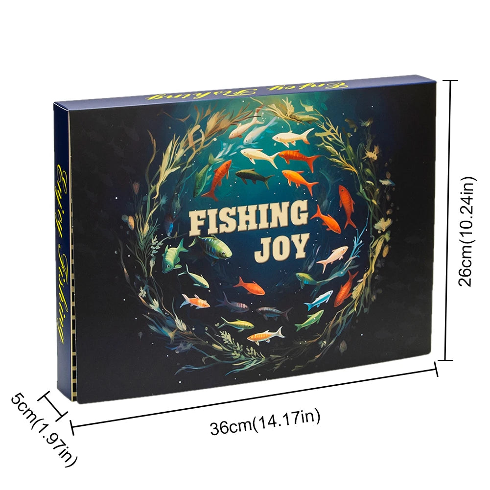 30pcs Fishing Spoon Lure Set Hooks Trout Angling Gear