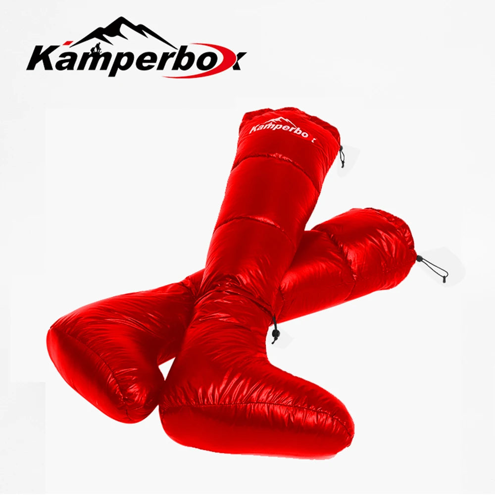 Kamperbox Camping Down Boots and Sleeping Bag Socks