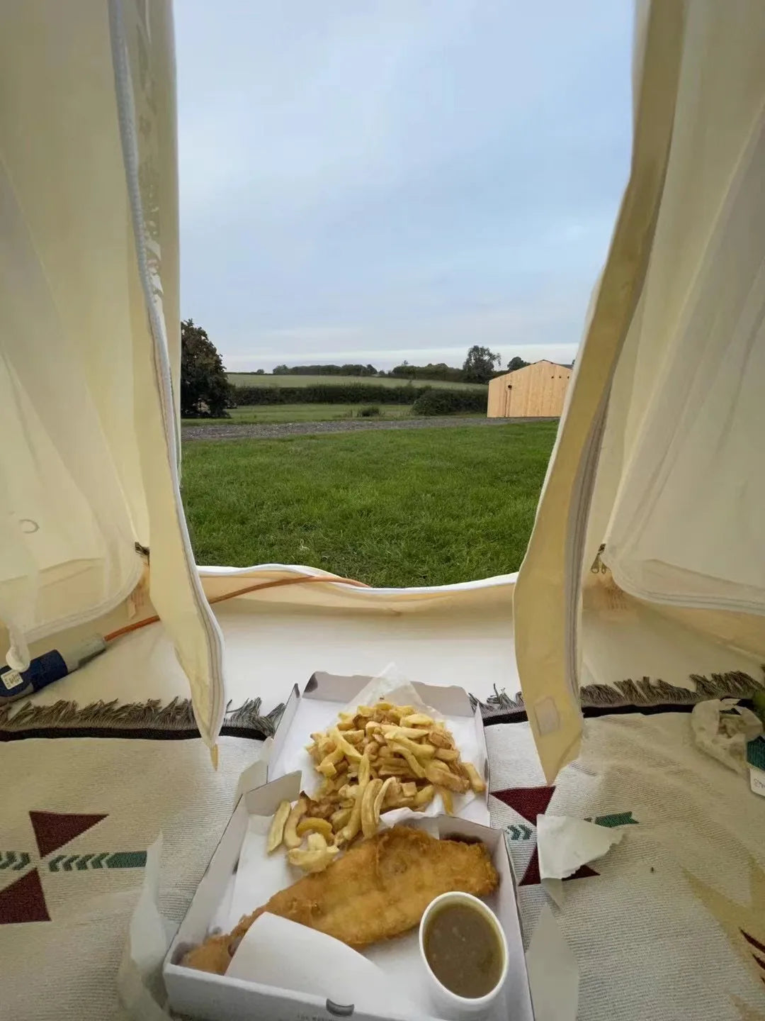 Bell Tent Four Season Canvas Glamping Family Camping Tent