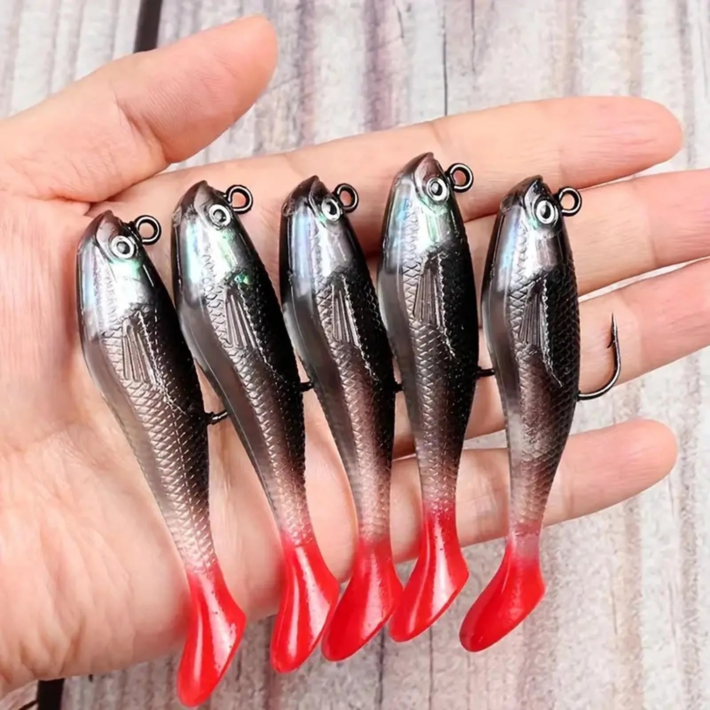 Soft Fishing Lures Swim Baits For Saltwater Pike Walleye Perch
