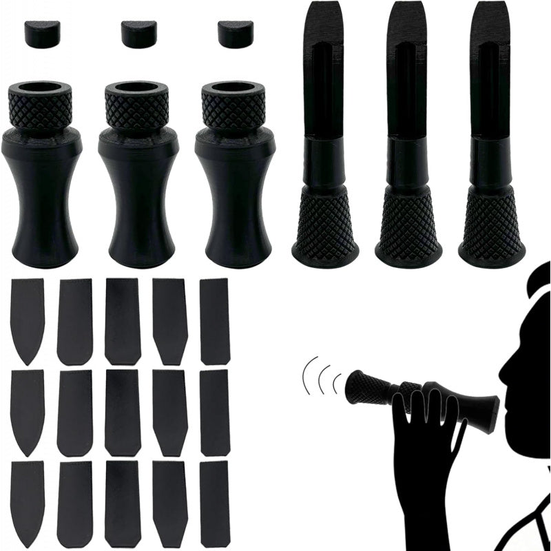Professional Duck Call Kit With 5 Reeds For Multi-Voice Species