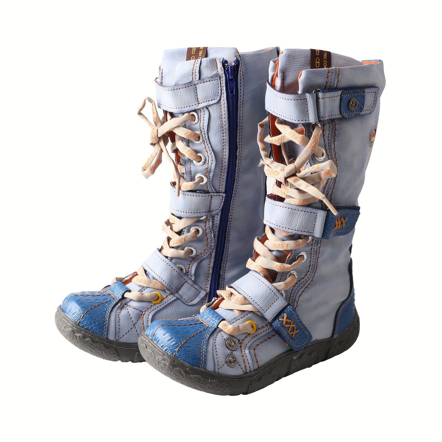 TMA EYES Women Winter Snow Boots Insulated Anti Slip Zipper