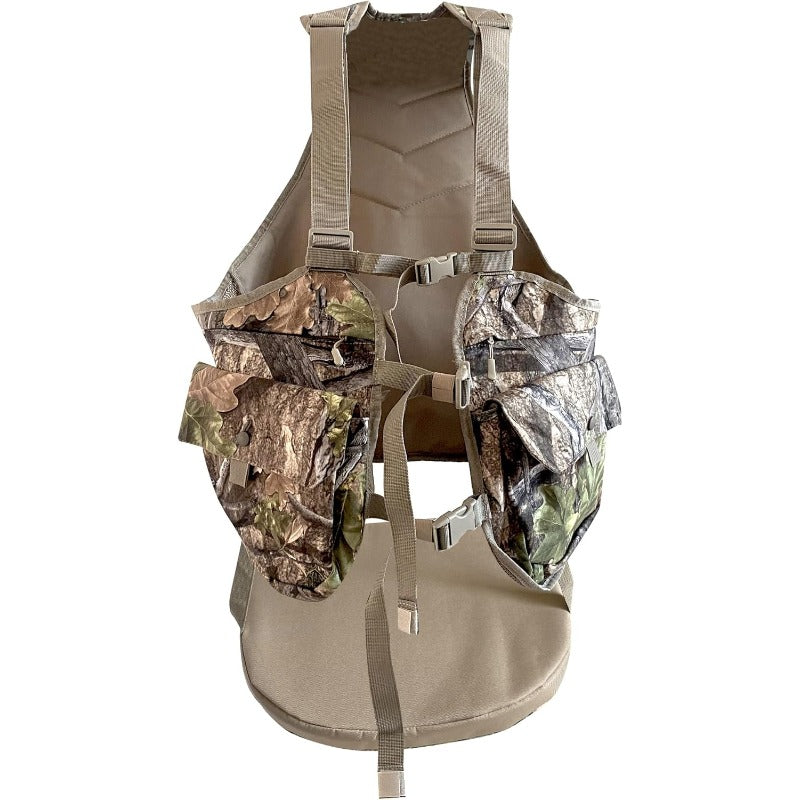 AUSCAMOTEK Camouflage Hunting Vest With Removable Seat Cushion
