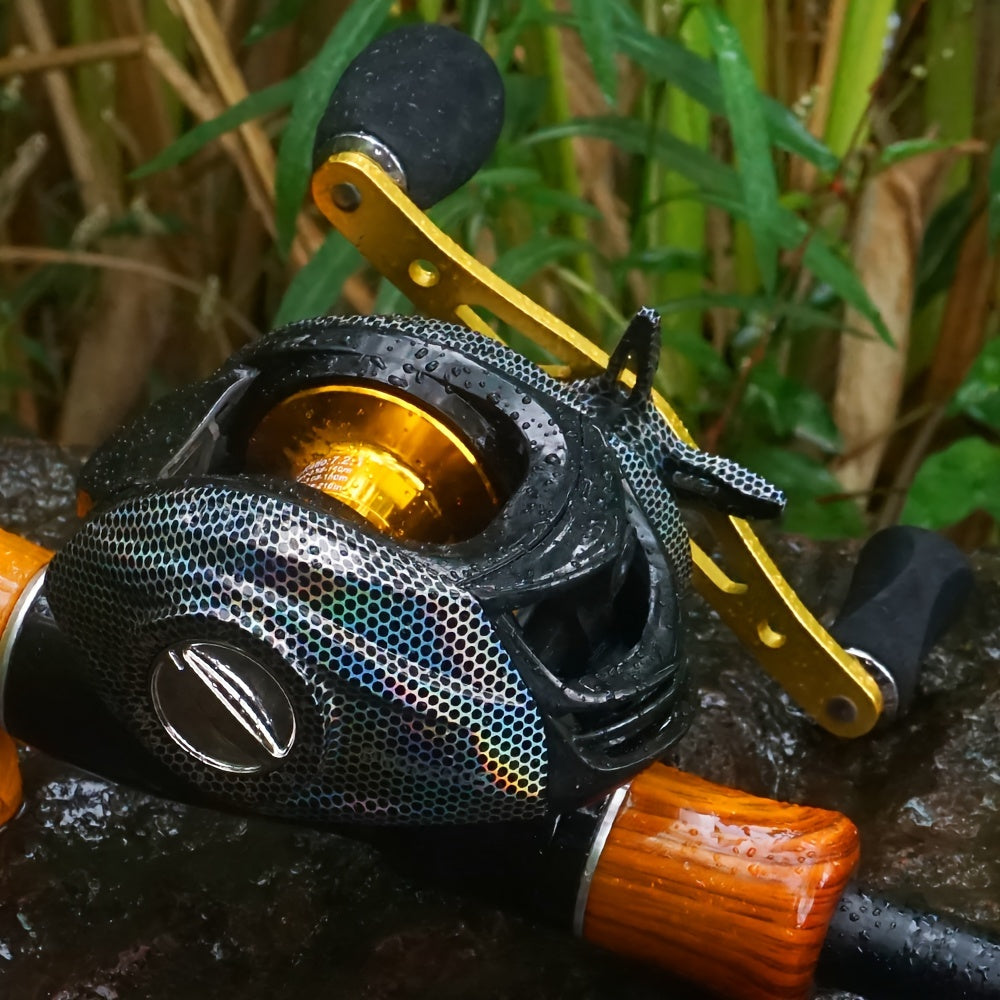 Lingkun Ultra Lightweight Baitcasting Reel With Smooth Drag System