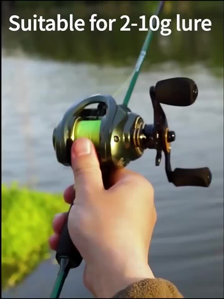 MKZ Baitcasting Fishing Reel 20lb Drag 7.2 Gear Ratio