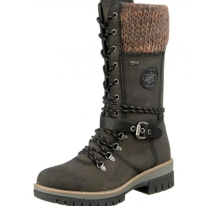 Winter Snow Boots Rubber PU Sole All Terrain Traction Ice