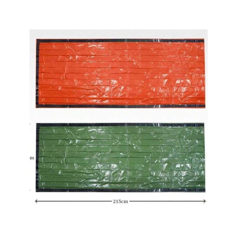 Thickened Reversible Survival Blanket for Camping and Mountaineering