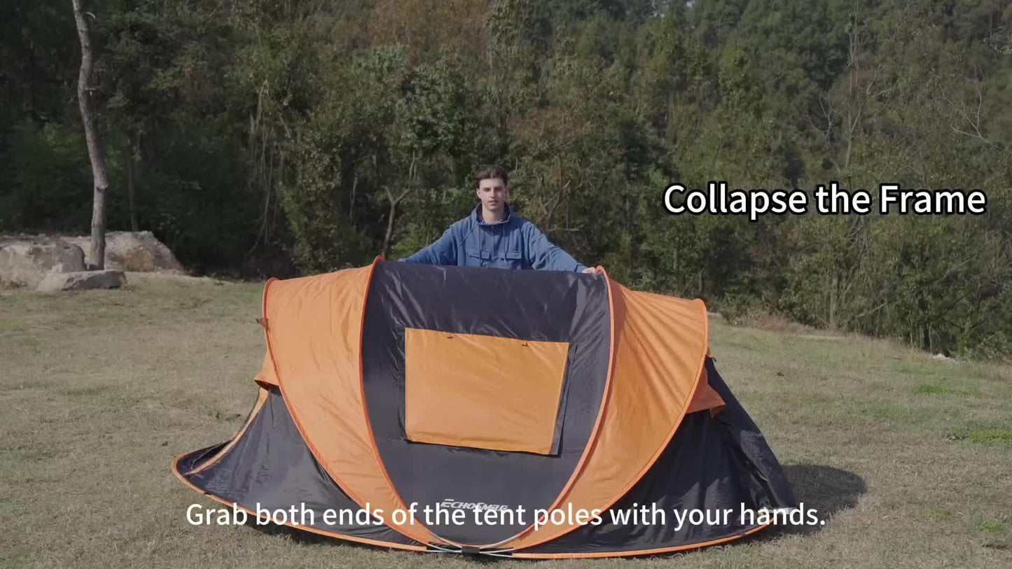 All Season Pop Up Boat Tent For Two People Hydrophobic Canvas