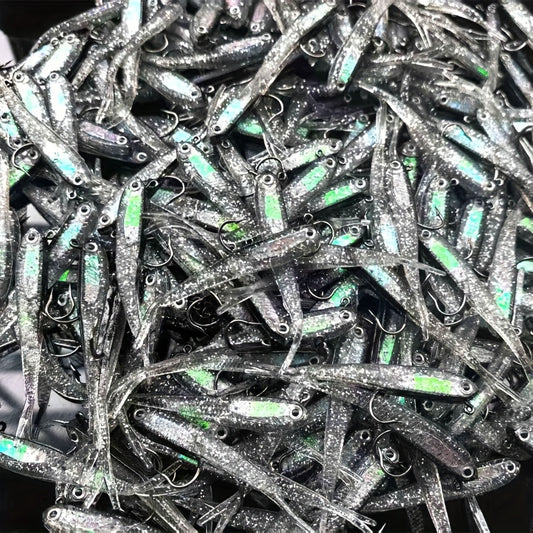 Gromast 20pcs Bionic Lure Soft Baits For Fresh And Saltwater