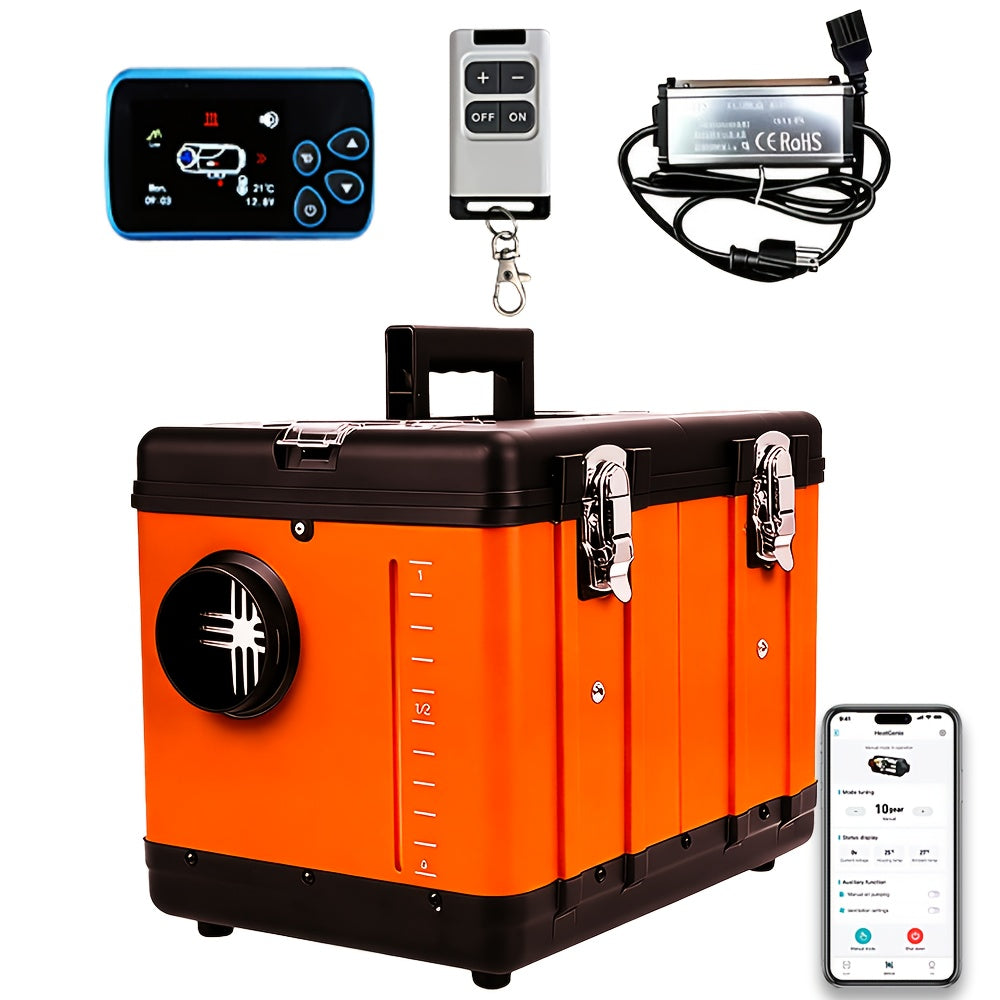 Diesel Heater 8KW 12V 24V Portable With TFT Switch And Remote