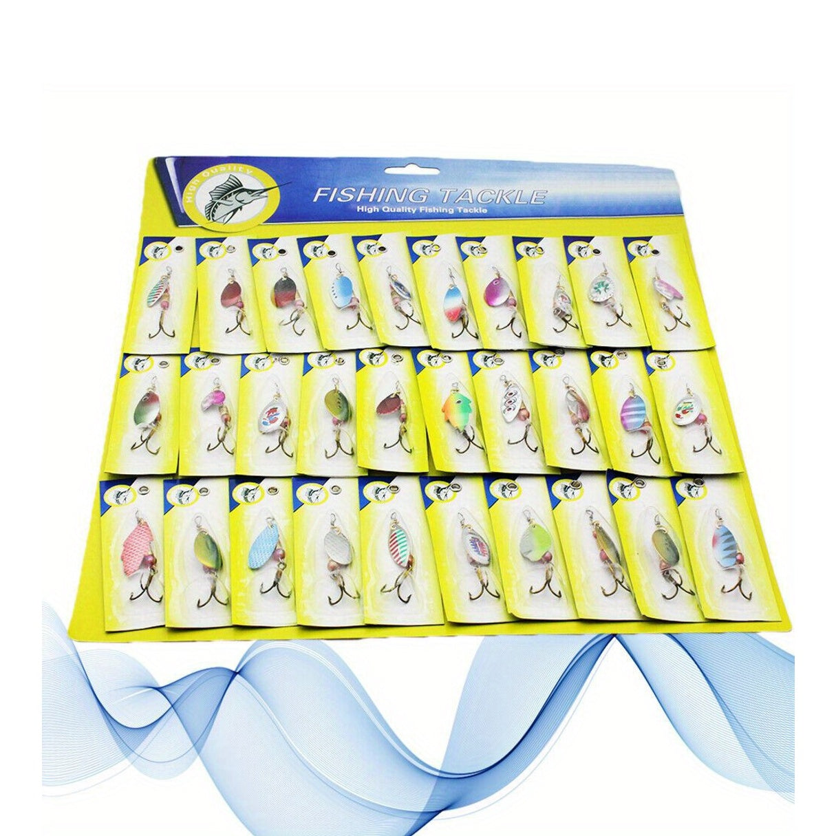 Stainless Steel Spinnerbait Set For Freshwater And Saltwater Fishing