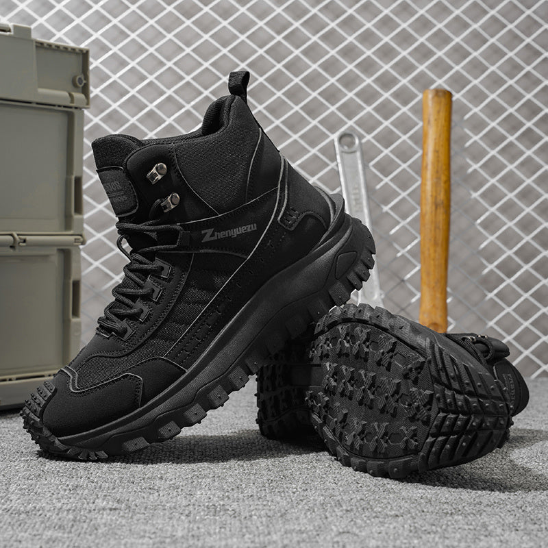 Zhenyuezu All Season High Top Hiking Boots Lightweight Comfort