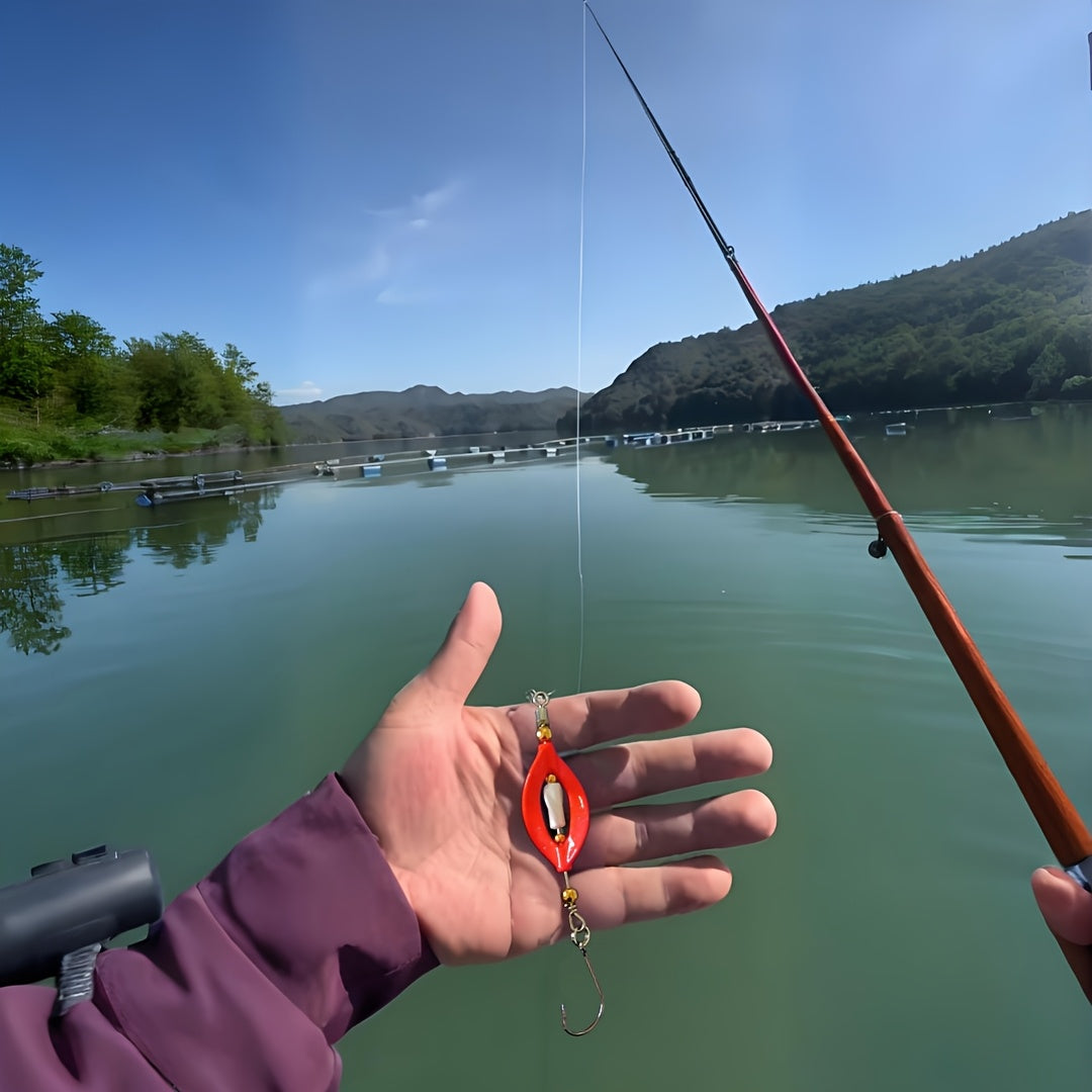 Zinc Alloy Five Spoon Lures Set For Trout And Bass With UV