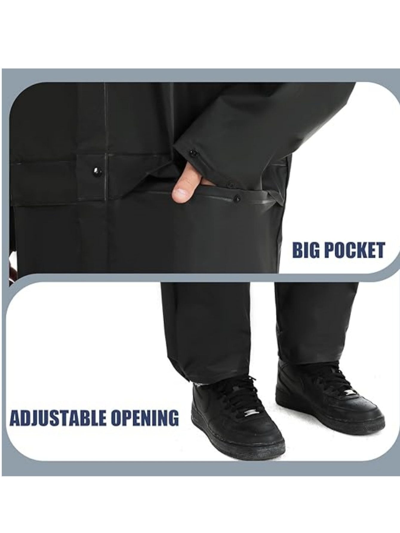 Ultra-Lite Waterproof Rain Suit For Men And Women With Pants