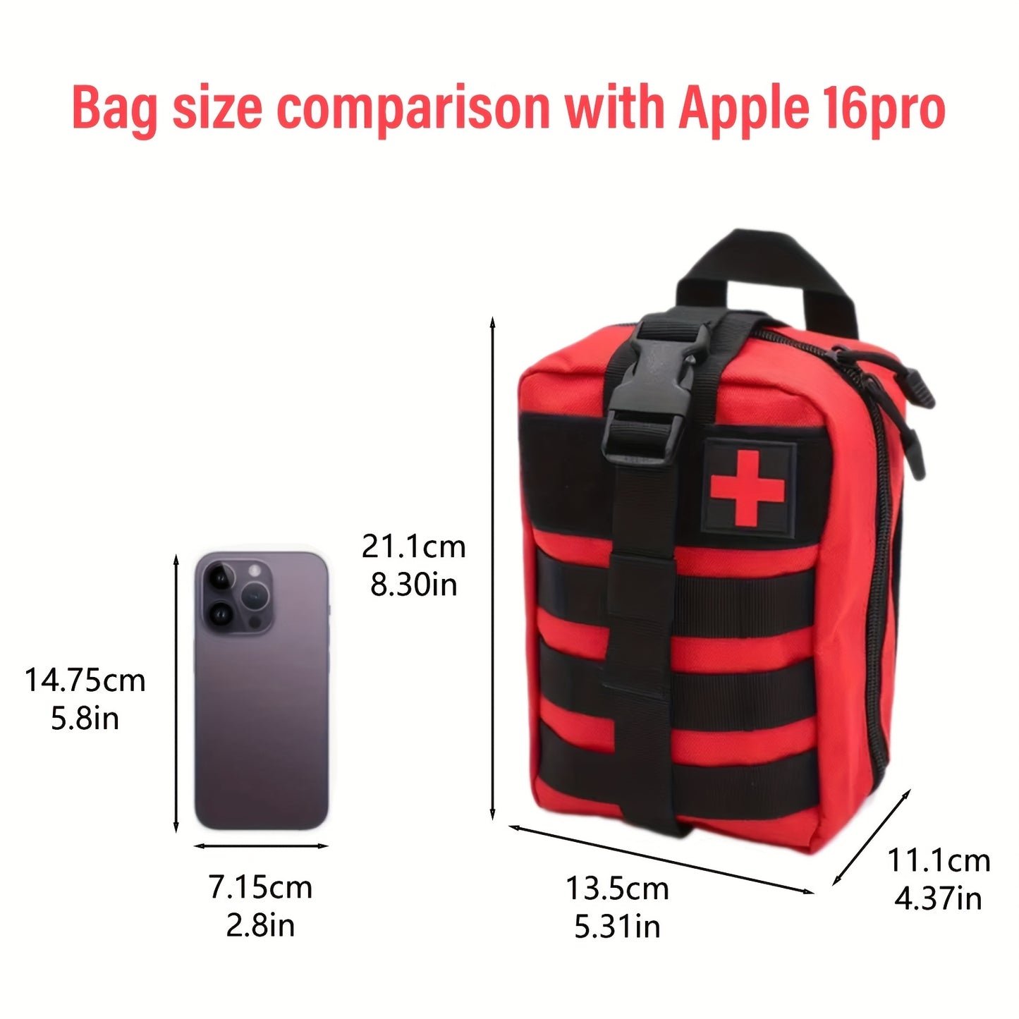 379pcs Of Multi-functional First Aid Kits Essential Safety Supplies for Home Outdoor Hiking And Exploration Portable First Aid Kits Equipped with Scissors Tweezers Etc Perfect Gifts for Family Members Husbands Or Friends Meet