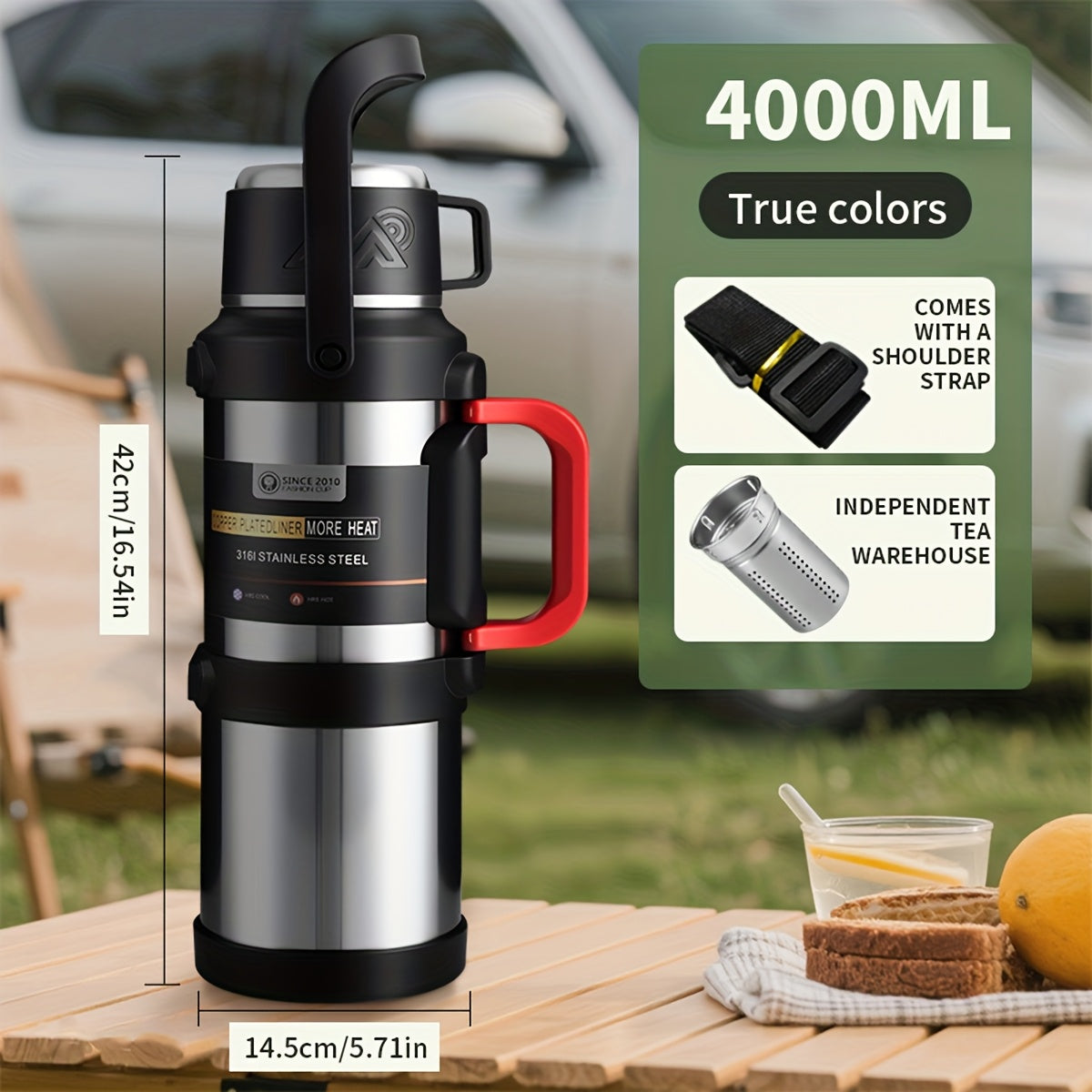 Insulated 316 Stainless Steel bottle For Outdoor Travel