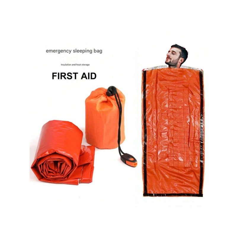 Thickened Reversible Survival Blanket for Camping and Mountaineering