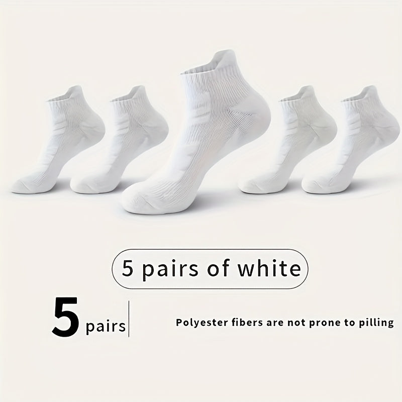 Men's Sports Socks Pack With Ankle Support For Running Basketball