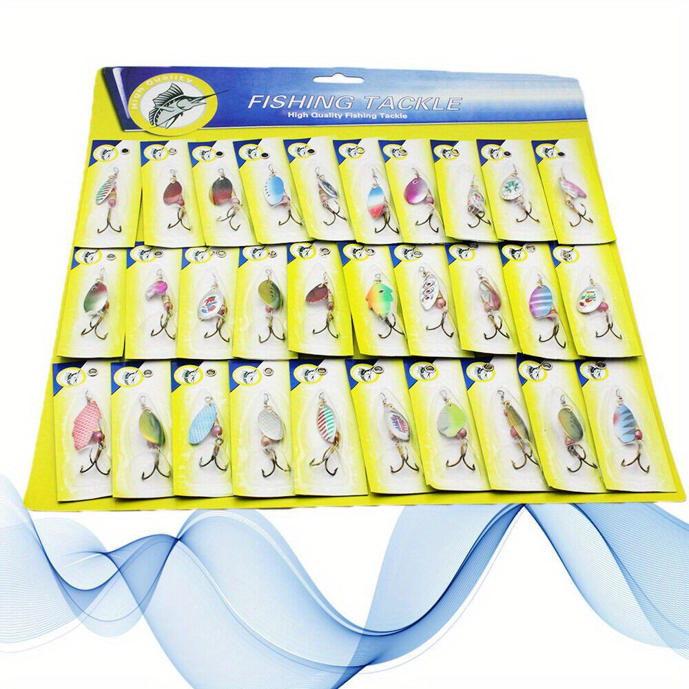 Stainless Steel Spinnerbait Set For Freshwater And Saltwater Fishing