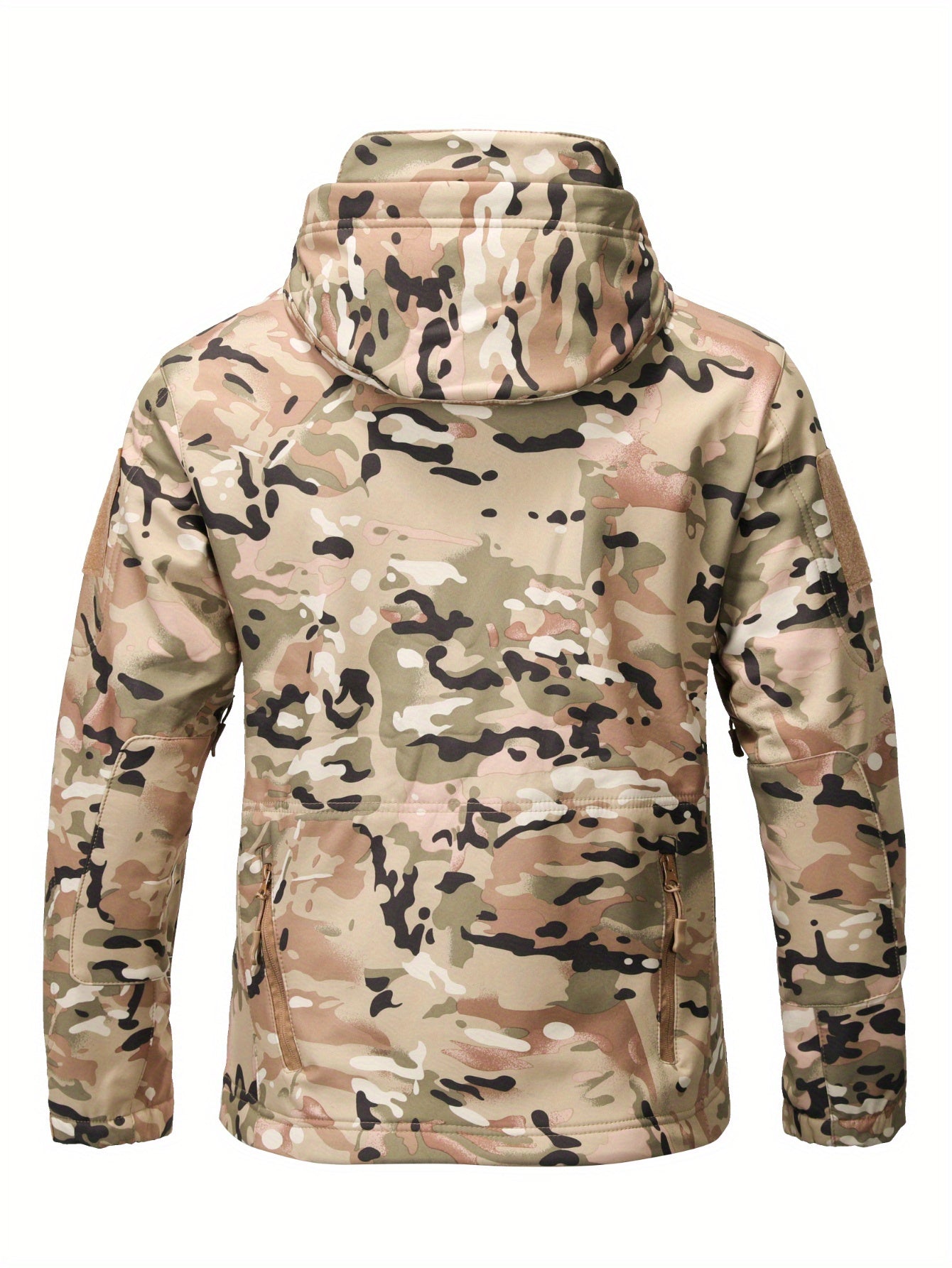 AKARNY Men's camo Jackets Hunting Winter Windproof Warm Hoodie Coat Jacket Soft shell jacket, Hunting Outerwear, Hunting Jacket, Warm Fleece Jacket, Camouflage Pattern, Casual Streetwear, Machine Washable Jacket