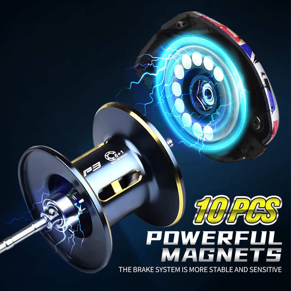 PROBEROS Heavy-Duty Alloy Spinning Fishing Reel Ambidextrous Saltwater