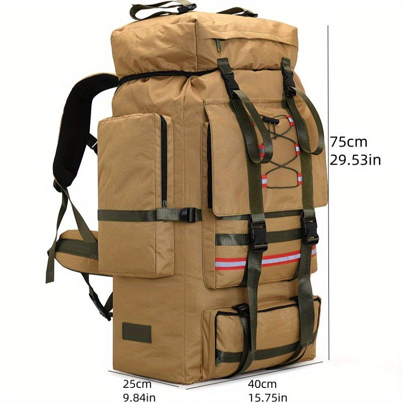 Extra Large Outdoor Camping Backpack 70L Oxford Cloth Mountaineering Travel