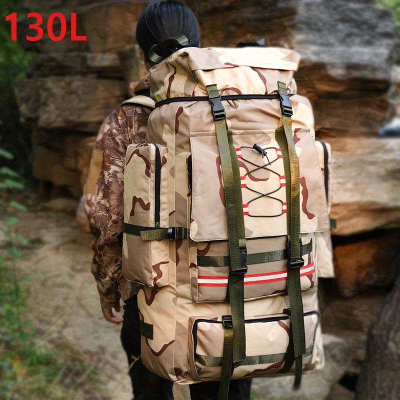 Extra Large Outdoor Camping Backpack 70L Oxford Cloth Mountaineering Travel