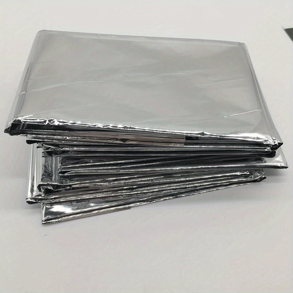 Emergency Thermal Kit Mylar Blanket For Outdoor Survival And Camping