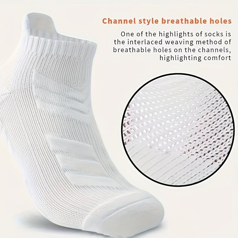 Men's Sports Socks Pack With Ankle Support For Running Basketball