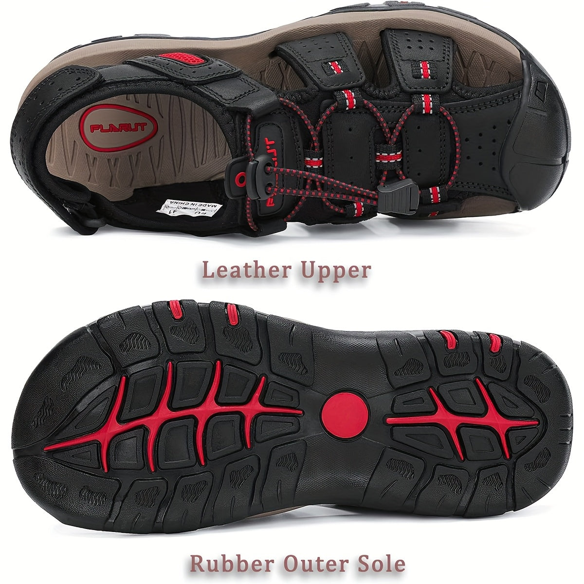 Mens Sport Hiking Sandals Closed Toe Water Shoes Outdoor