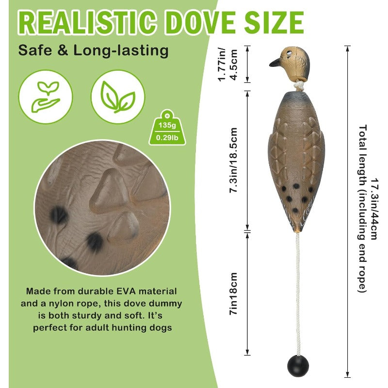 Archerest Dead Duck Pheasant Training Dummy Bumper Toy