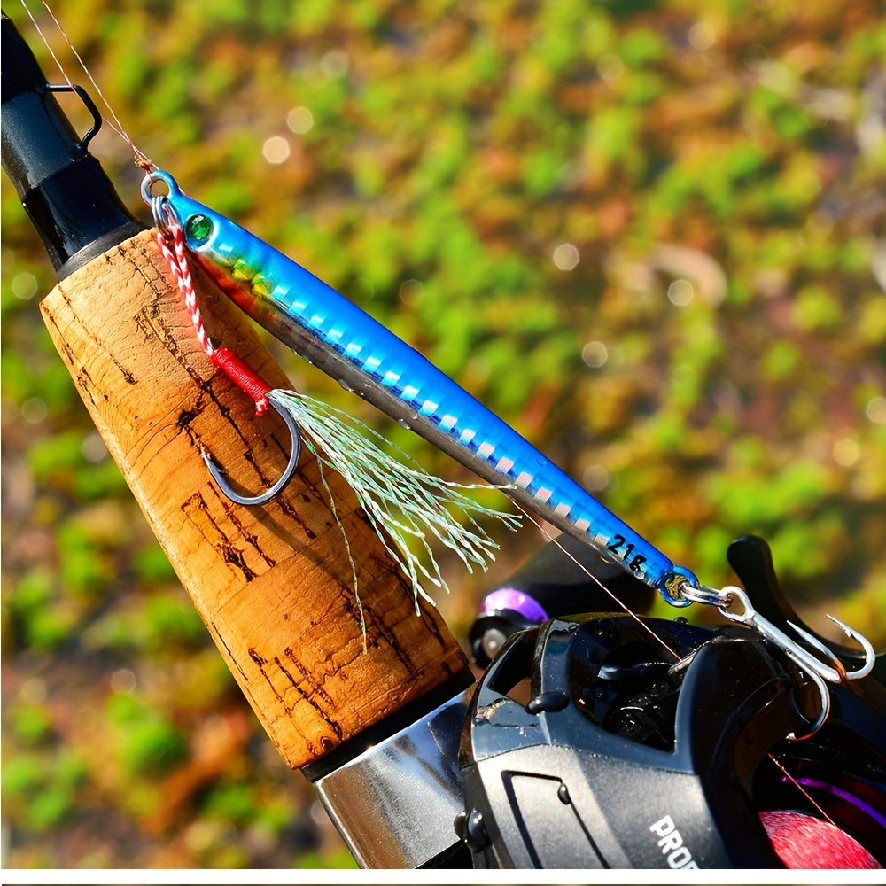 Holographic Jig Lure Lead Bait 5 Pcs For Saltwater Freshwater