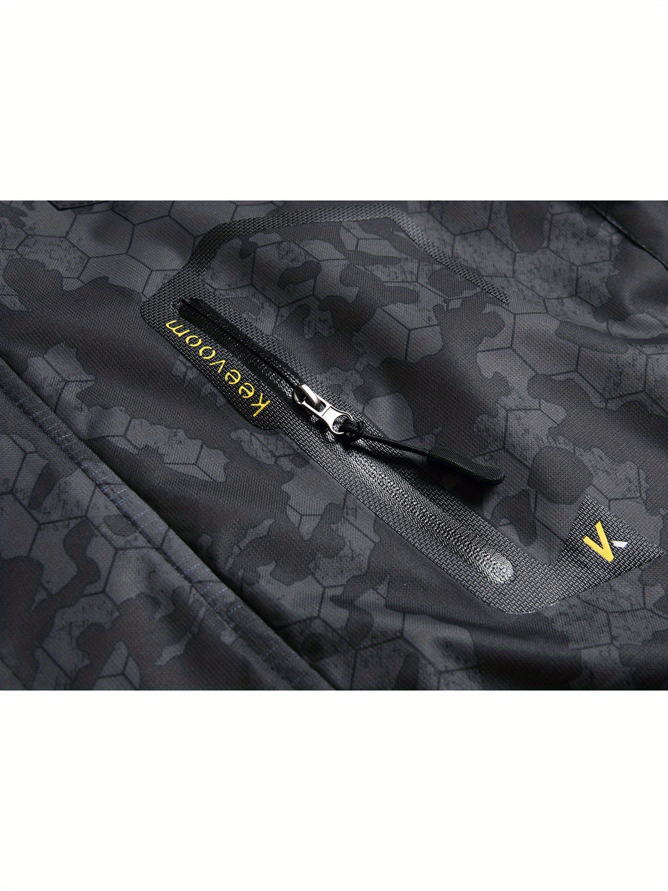 Keevoom Men's Ski Jacket Hooded Fleece-Lined Outdoor Windbreaker