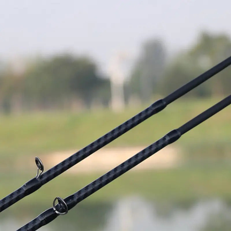 Carbon Lure Rod With Wooden Handle For Fly Fishing