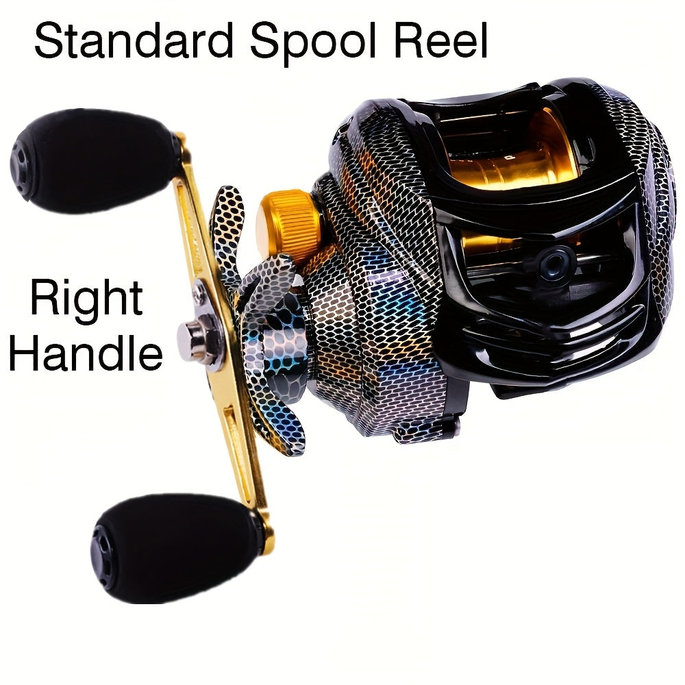Lingkun Ultra Lightweight Baitcasting Reel With Smooth Drag System