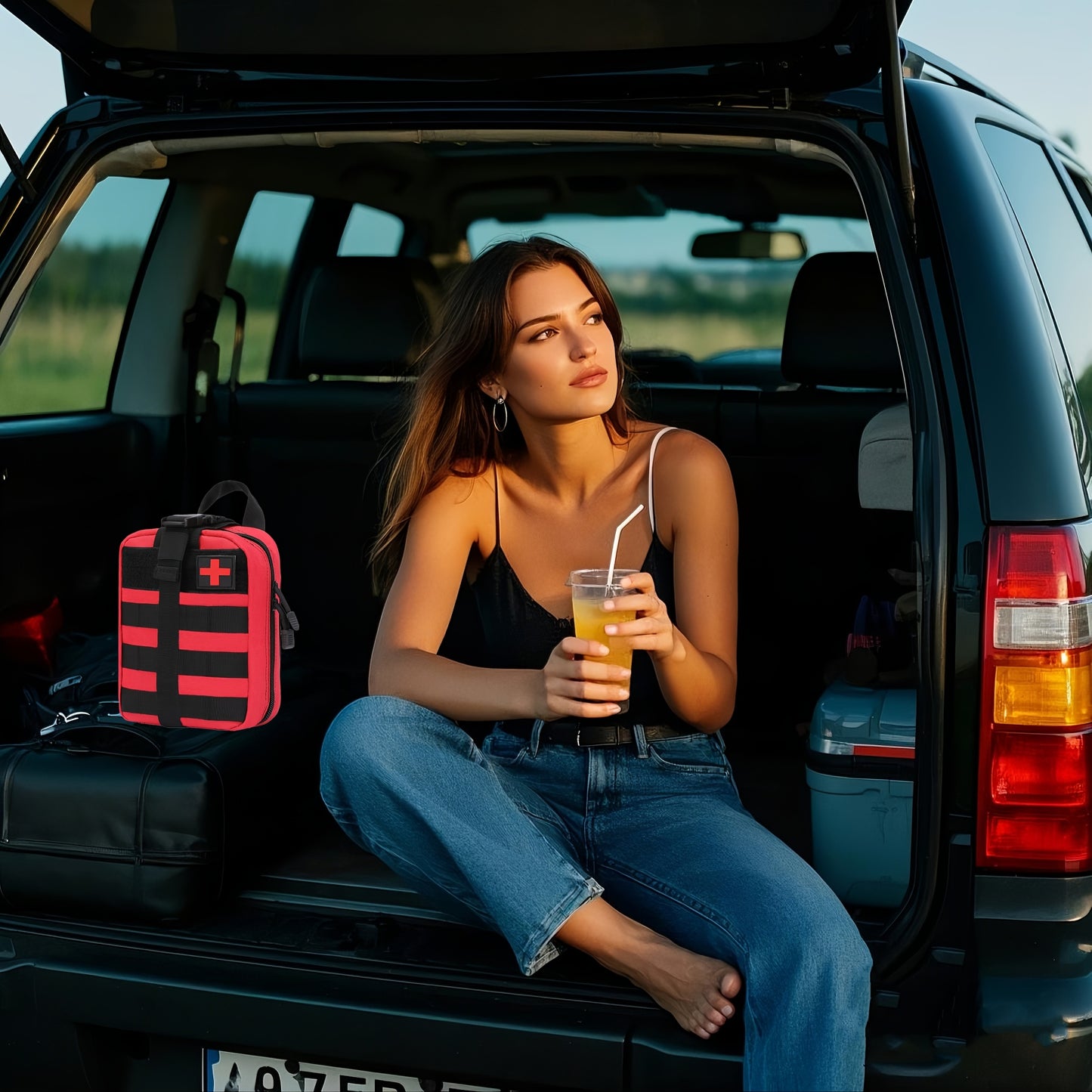 379pcs Of Multi-functional First Aid Kits Essential Safety Supplies for Home Outdoor Hiking And Exploration Portable First Aid Kits Equipped with Scissors Tweezers Etc Perfect Gifts for Family Members Husbands Or Friends Meet