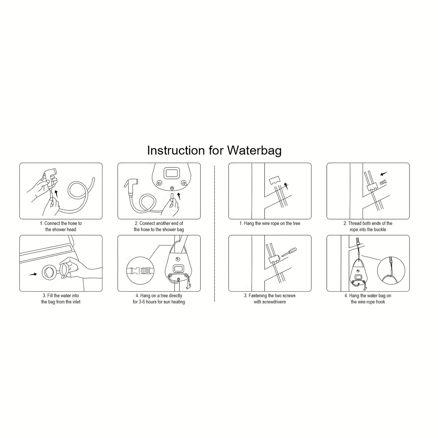 Outdoor Foldable Privacy Camping Shower Kit