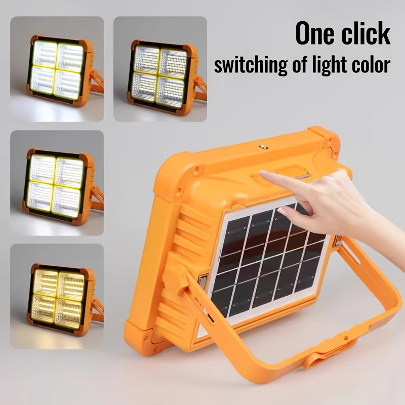 High Power Waterproof Handheld Camping Light USB Rechargeable 180 Rotatable