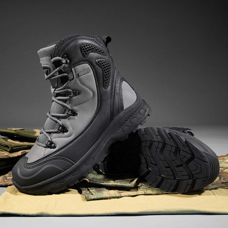 Men' s Tactical Boots Training Boots Motorcycle Boots Snow Boots Outdoor Adventure Tactical Combat Shoes Jungle Hiking Boots