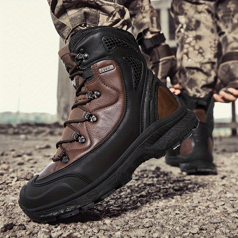 Men' s Tactical Boots Training Boots Motorcycle Boots Snow Boots Outdoor Adventure Tactical Combat Shoes Jungle Hiking Boots